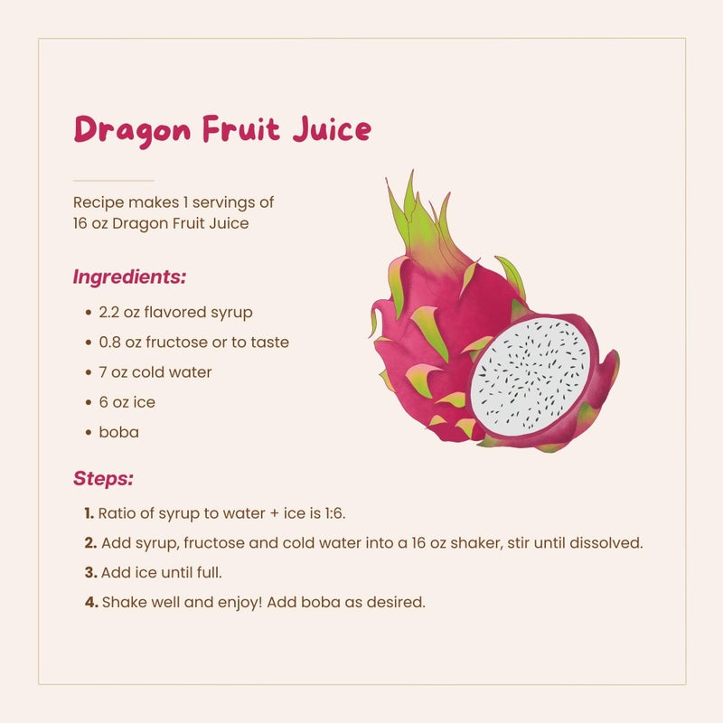 Bossen Concentrated Syrup_5.5 lb (Dragon Fruit) - Image 4
